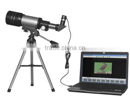 Compact USB digital telescope equipped with 0.1MP mini telescope camera