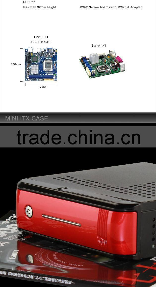 Realan hot selling Aluminum gaming pc case for industrial pc/car pc