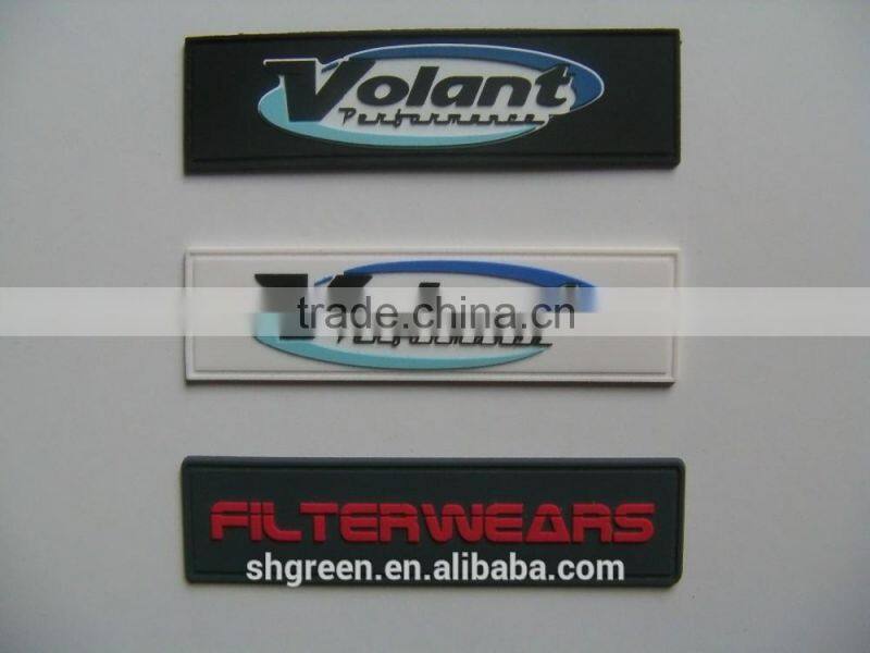 Sport shoes PVC rubber tag