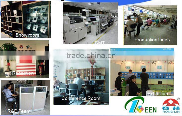 RL302 Touch Screen LCD FCU Digital Room Thermostat