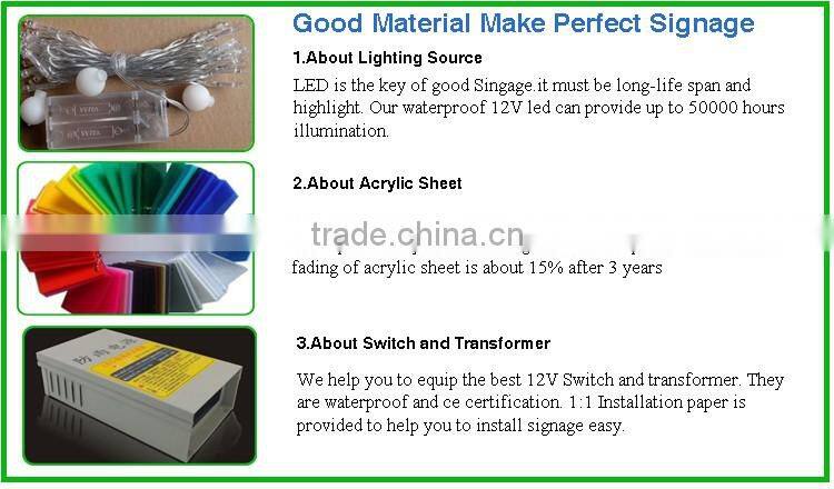 Hotsale Led Light Up Vintage Wood Letter Signs