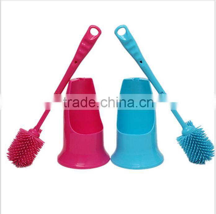 multifunction cleaning bathroom toilet brush with holder