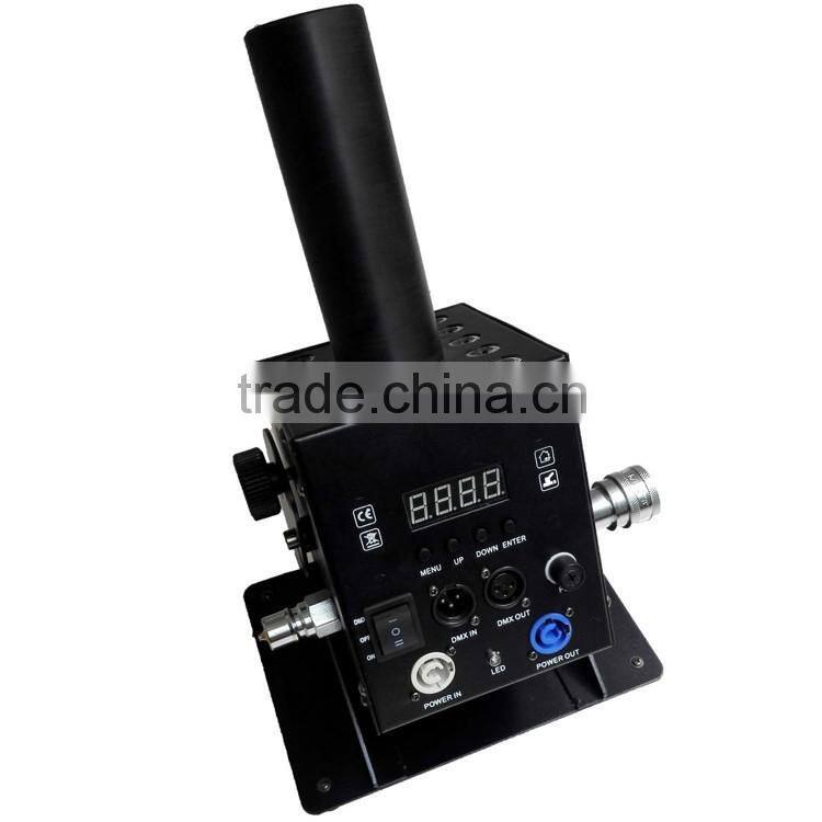 CE LVD EMC FCC Stage Special Effect DMX512 Cryo FX Blast CO2 Cannon Column 3in1 RGB 12*3w LED Mini Smoke Machine