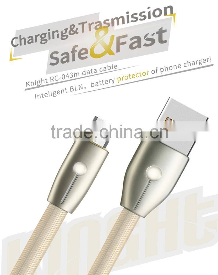 REMAX Knight DATA Charging Micro USB charger Cable for android mobile phone