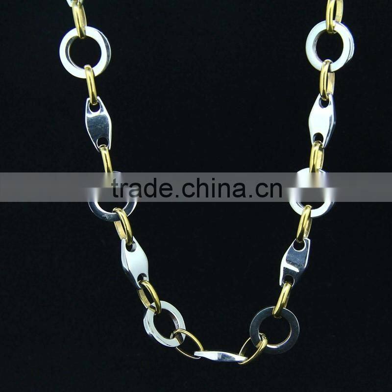 New Arrival Fashion Men Necklace with Gold Color