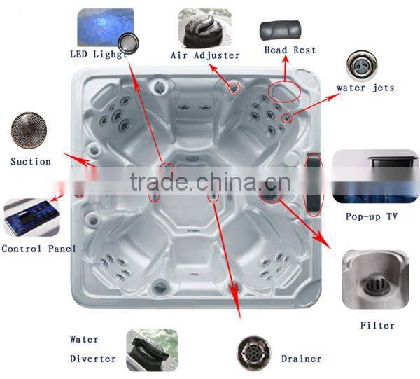 royal bathtub for family use hydromassage bathtub