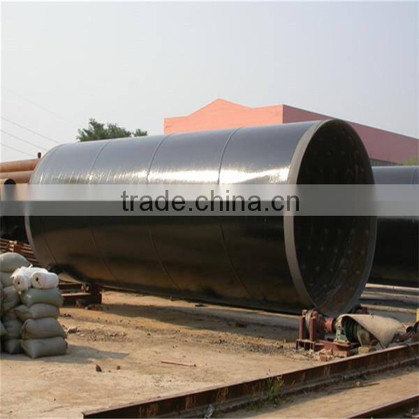 3PE spiral welded Steel Pipe anti-corrosion external coating