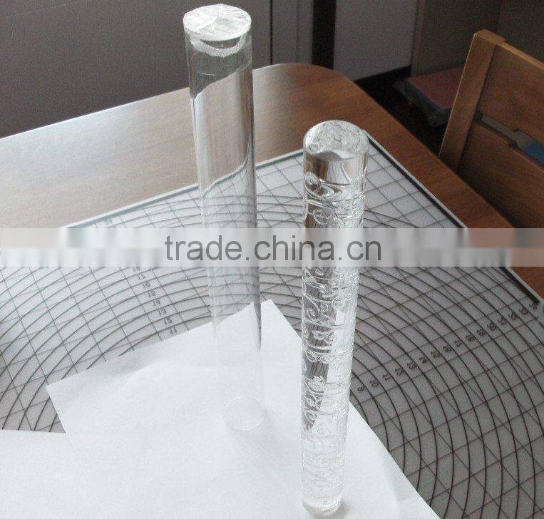 Arcyl Carved/ Textured Rolling Pin, Different Designs Can be Chosen