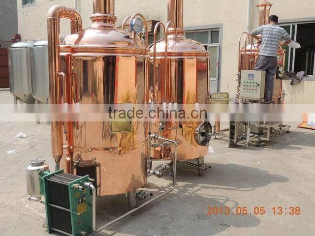 beer equipment made by SUS 304 or red copper/CE and ISO certification