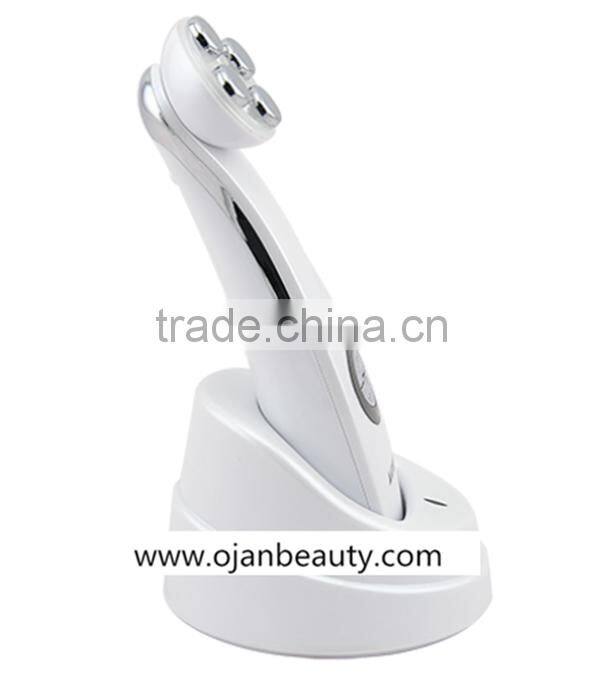 hand-held face and body care machine ultrasonic infrared ems slimming