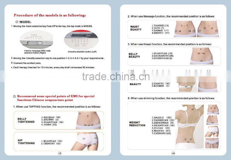 BP-010E home use personal care 1Mhz Ultrasonic galvanic x body ems equipment electric muscle stimulation weight loss