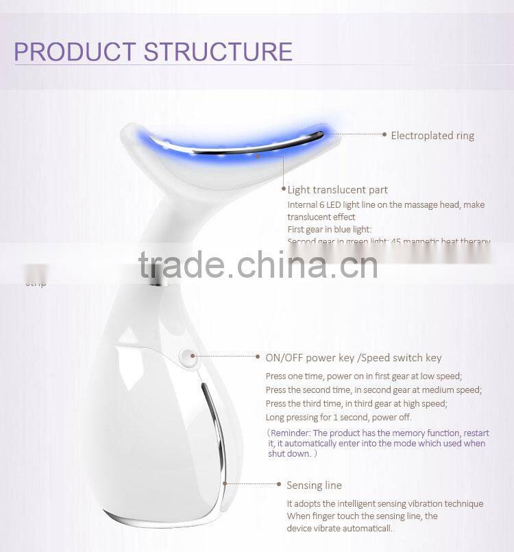 Electric handheld massager vibrating massager for facial/body massage