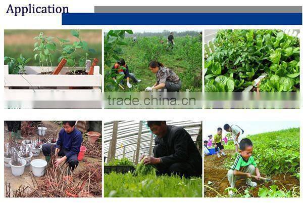 portable hand held floral printing wood handle garden tool