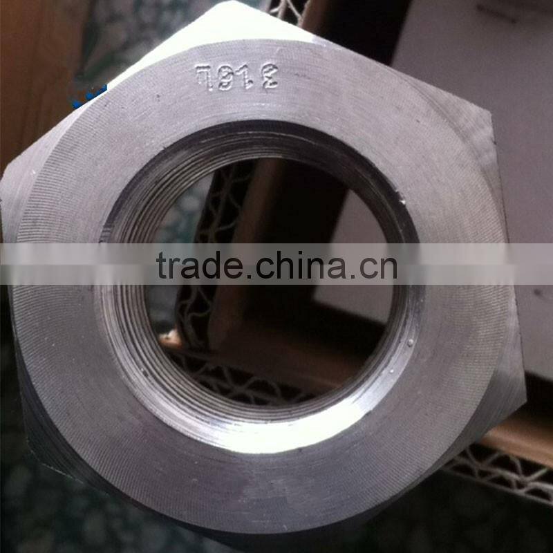 Inconel601 high strength hardware fastener din standard stainless steel hexagon nut din 934