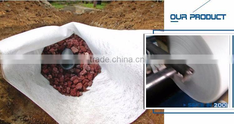 China factory 100-800g non woven geotextile suppliers