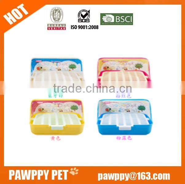 Colored small animal toilet plastic rabbit toilet for sale