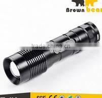 nice design xml t6 telescopic dimmable highlight flash led light