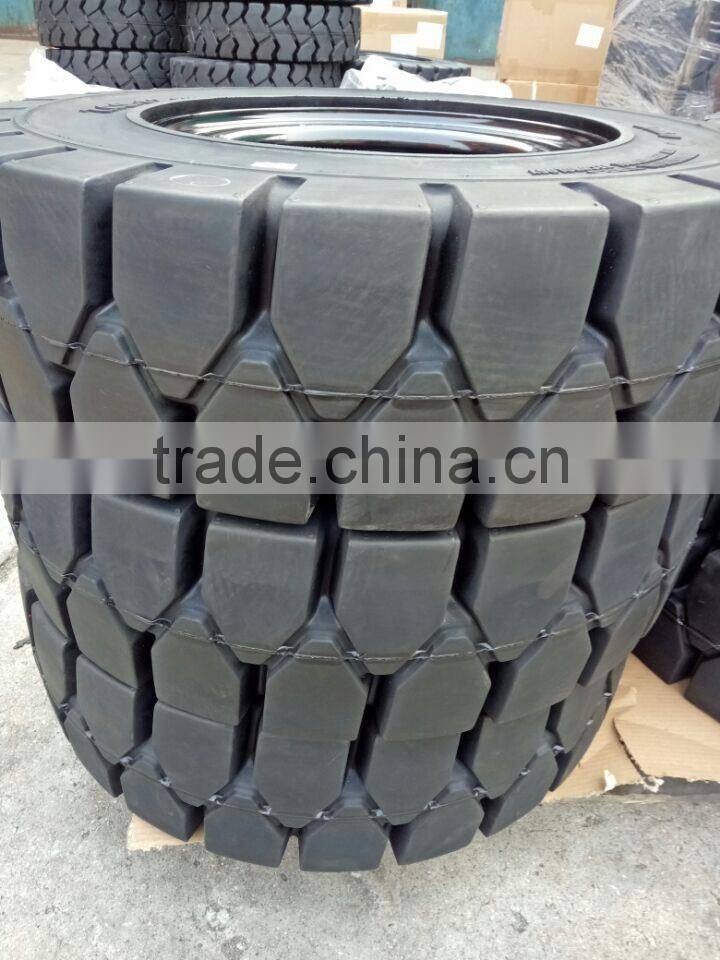 high quality low cost clamp forklift replacement tire 700-12 truck
