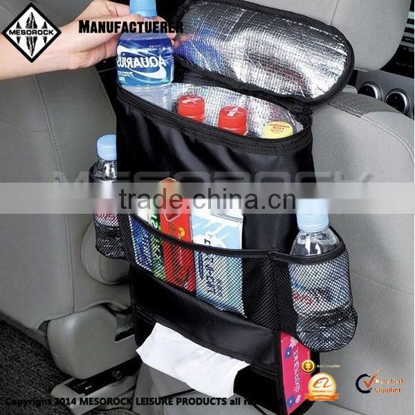 Heat-preservation car backseat organizer multi-pocket travel storage bag car seat organizer