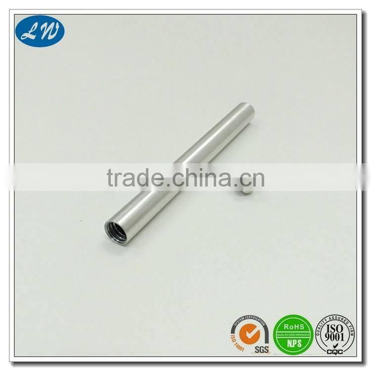 Custom non-standard precision aluminum mechanical pencil parts based on drawings