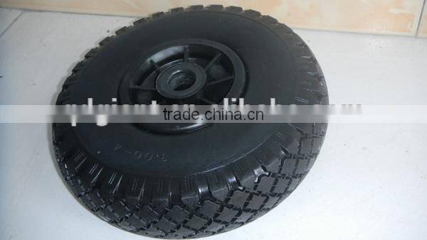 flat free pu foam wheels 3.00-4