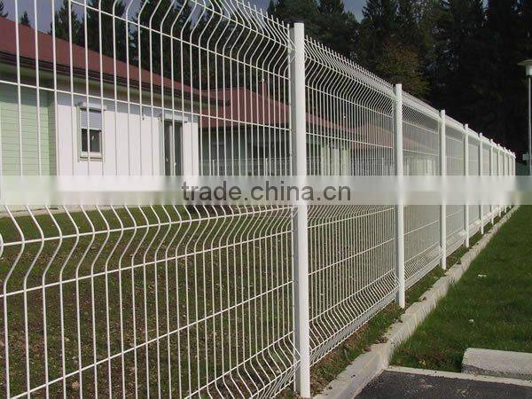 Supply coated border green garden wire mesh fence