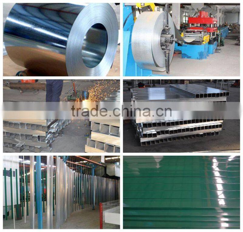 many color double welded wire mesh fence panel/twin wire fence