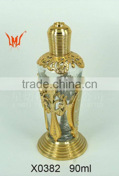 100/50 Egypt gold glass perfume bottle