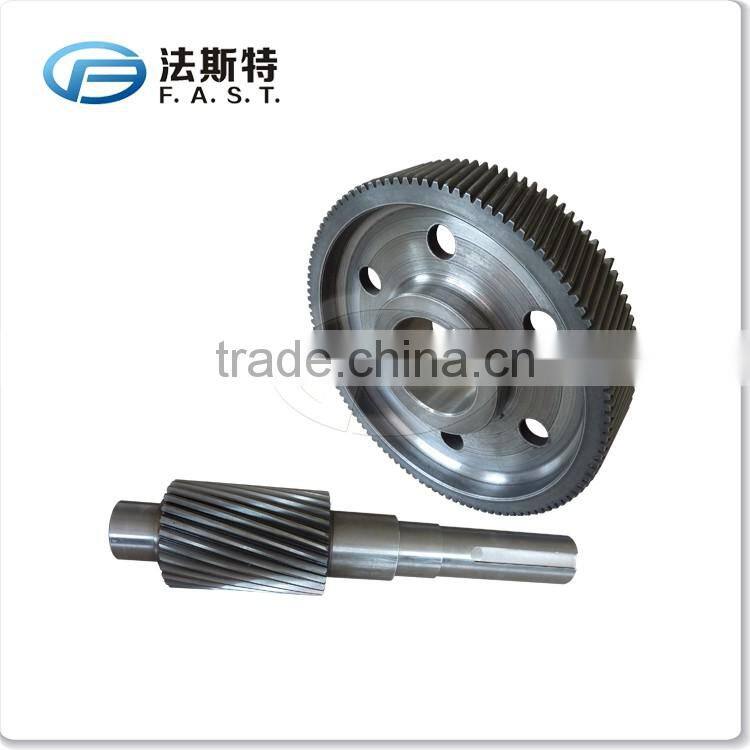 big gear, gear shaft