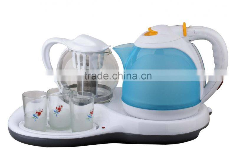 electric kettle with teapot set,2011 low price for summer