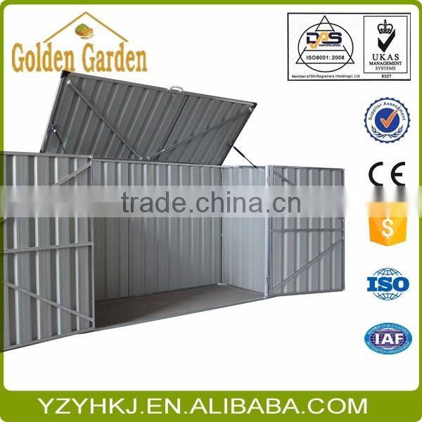 Durable design bike shed with steel framing structure