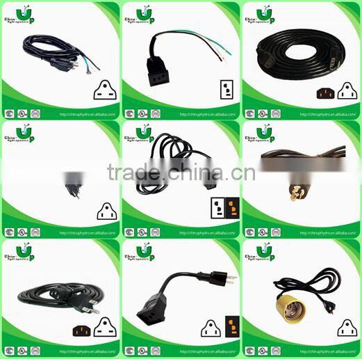 8' DIY Grounded 120V US standard power cord - 8' UL