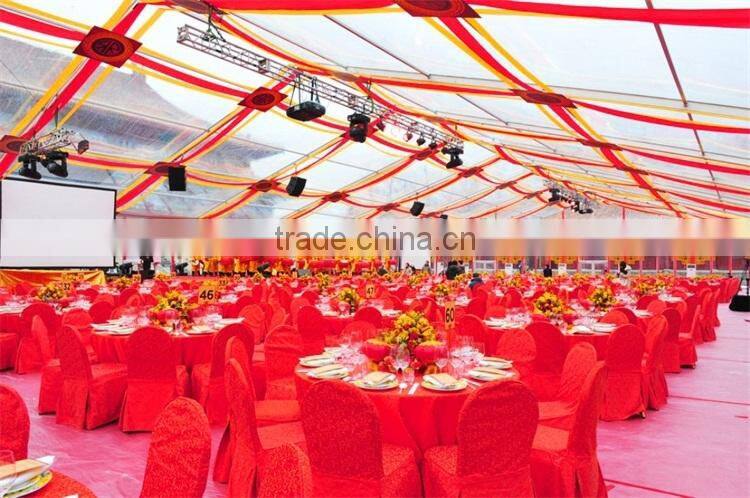 2017 new design clear roof luxury transparent party tents for outdoor wedding