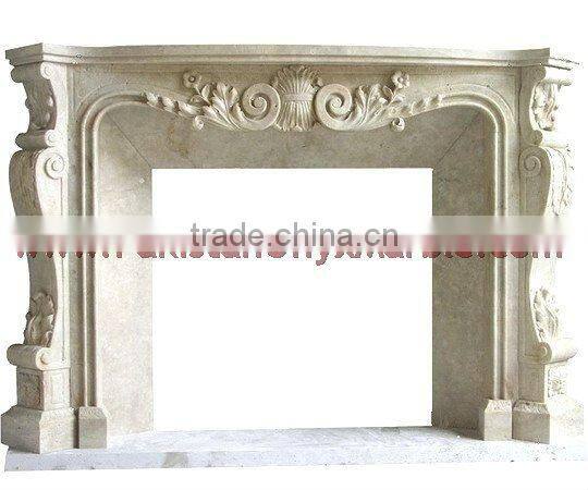 LUXURY DESIGN MARBLE CARVED FIRE PLACES