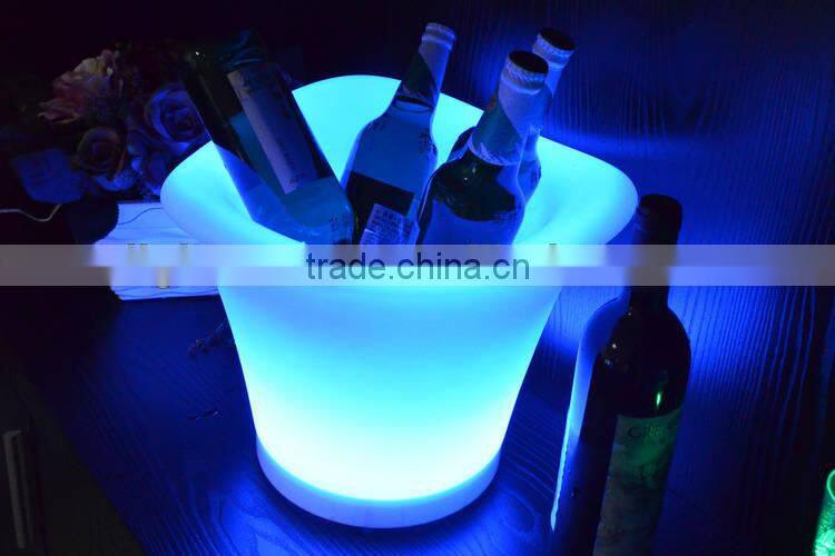 acrylic led ice bucket with remote control