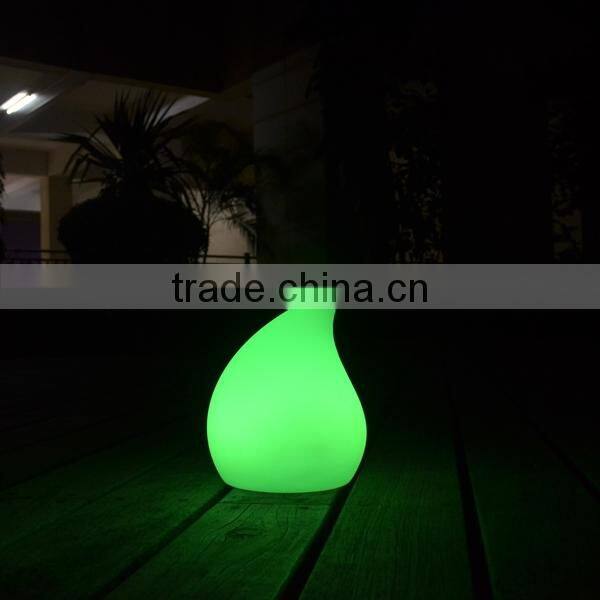 10x10x10cm Decorative multi color changing rechargeable led table lamps