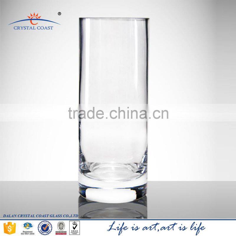 tall cylinder clear glass vase for wedding centerpieces,clear vase bohemia crystal glass for flower
