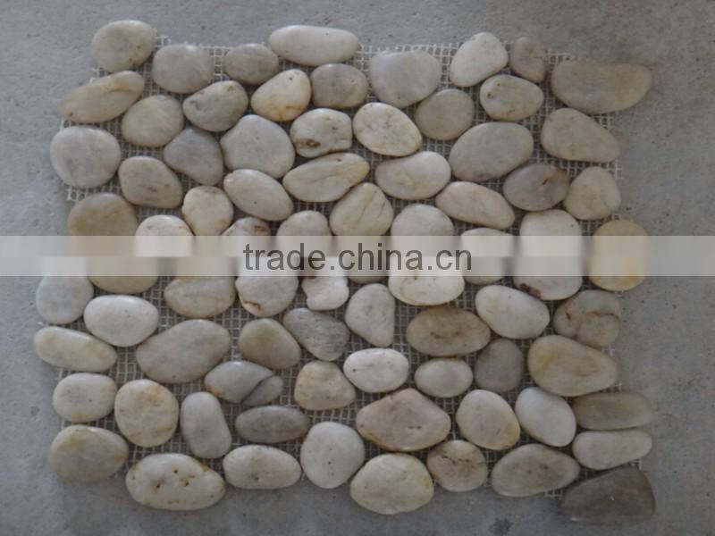 Hot sell natural white meshed pebble
