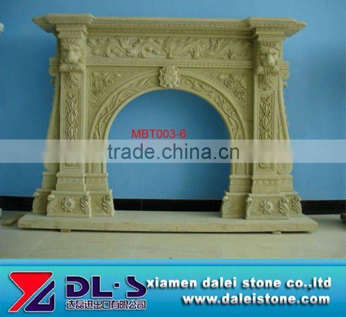 Indoor Marble fireplace