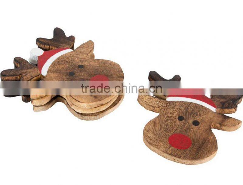 wooden christmas hanging ornament