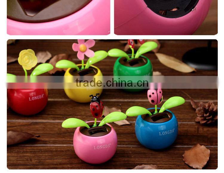 Hight Quality Bulk Artificial Inflatable Rose Car Flip Flap Solar Flower