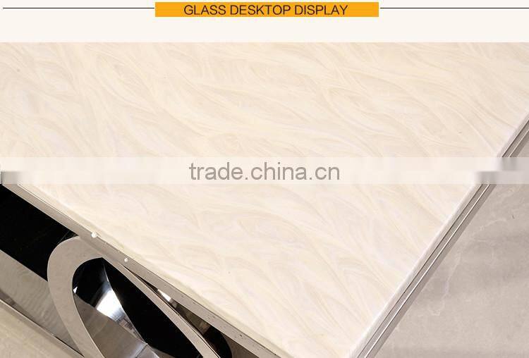 E380 Xingqing Living Room Furniture Marble Showcase Designs Mart Dubai TV Stand
