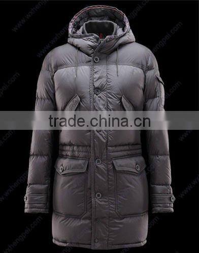 men winter long down coats
