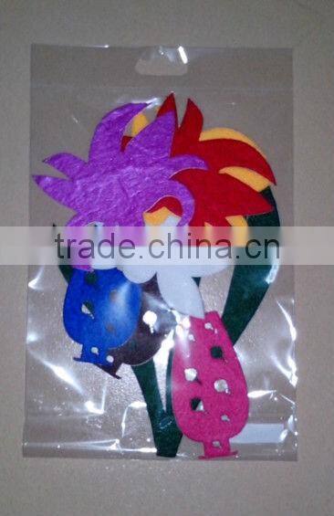 14081815 education christmas crafts/diy felt craft kit toys/ felt puzzle