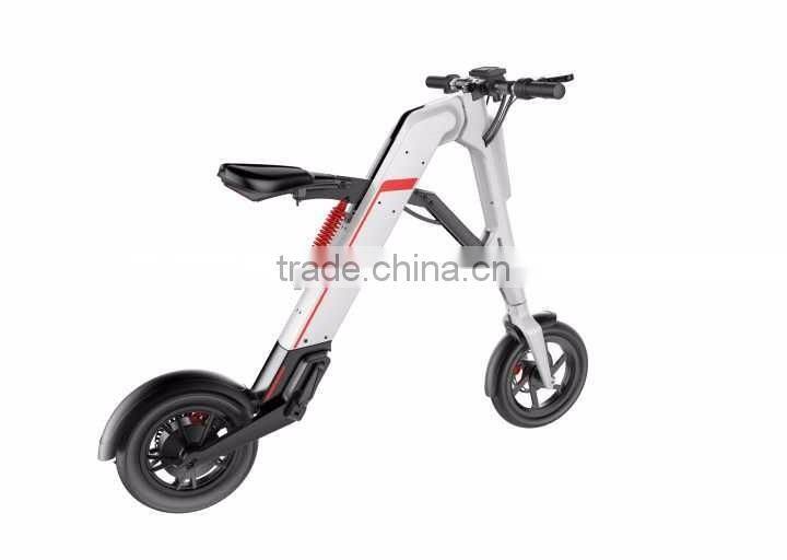 Folding Electric Bicycle, Adult Mini Electro Bike, Lithium Battery Foldable E-bicycle, Smart Folding Mobility Electric Bicycle