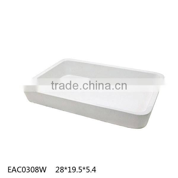 Grey Marble Lazy Susan Rotating Food Presentation Platter Serving Tray, 10" Round Ball Bearings