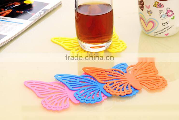 Butterfly Shaped Heat Pads Tea Cup Coaster