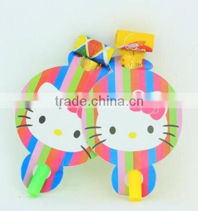 kitty theme party paper blowouts
