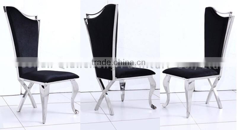 wholesale cross back fabric dinining chair