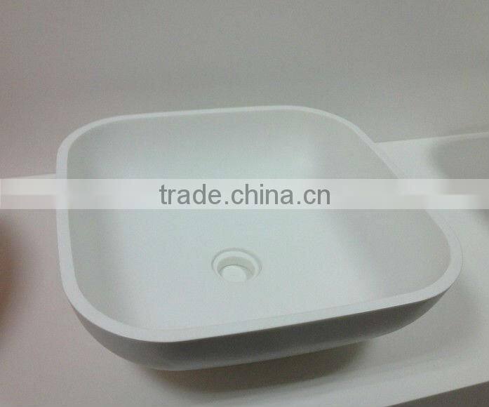 New design bathroom vanity solid surface bathroom art basin